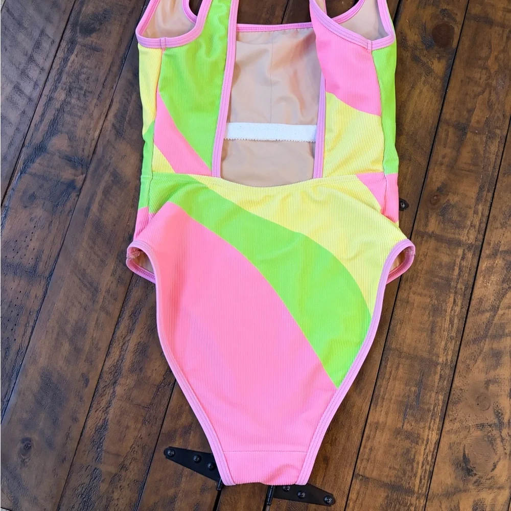 LainSnow Ocean Isle One Piece in Neon Waves - Picture 2 of 2